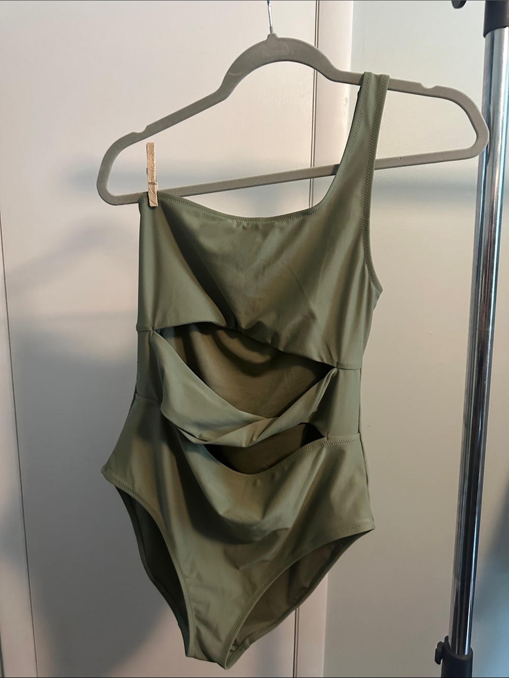 Old Navy Olive Green One-Piece Swimwear
